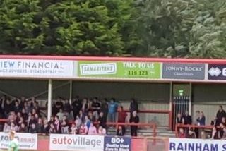 Banner at Cheltenham Town FC
