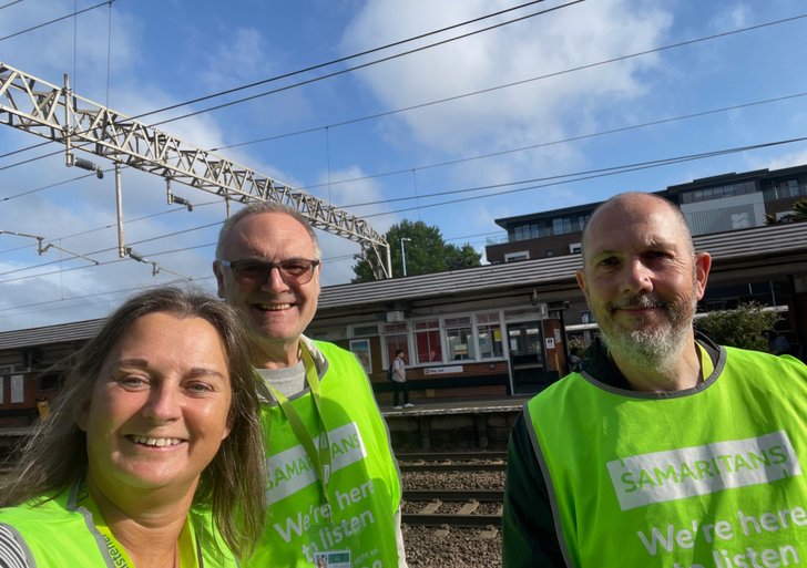 Volunteers at Colchester North Station
