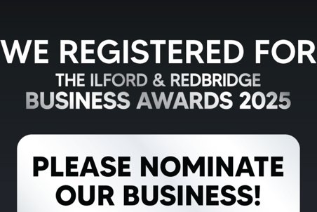 Ilford Business & Redbridge Business Awards - Business Nominations Poster
