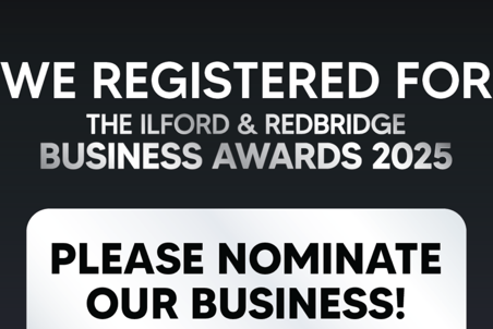 Ilford Business & Redbridge Business Awards - Business Nominations Poster