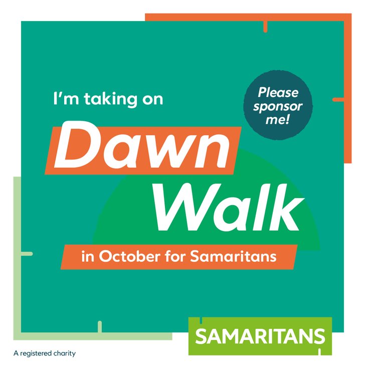 I'm taking on Dawn Walk - Please sponsor us!