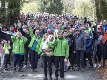 Charlie Bird's Hand of Friendship Walk