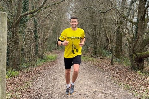 James Cooper is set to complete mammoth year-long marathon-a-day challenge for Samaritans