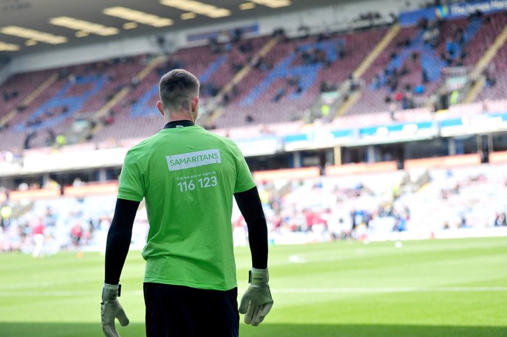 Joe Hart wearing sams tee