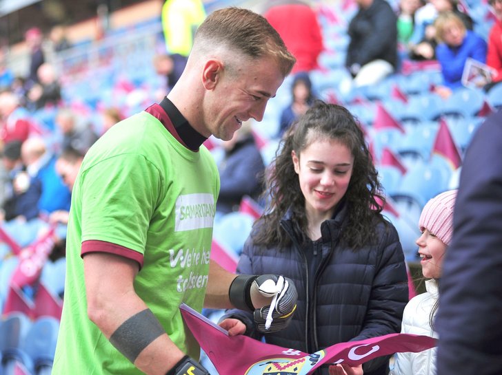 Joe Hart with fans