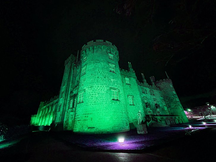 Kilkenny Castle lit up for The Longest Night