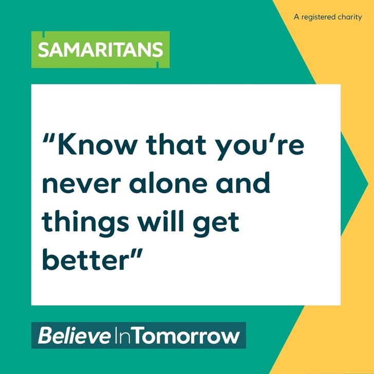 Know that you are never alone