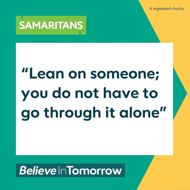 Lean on someone