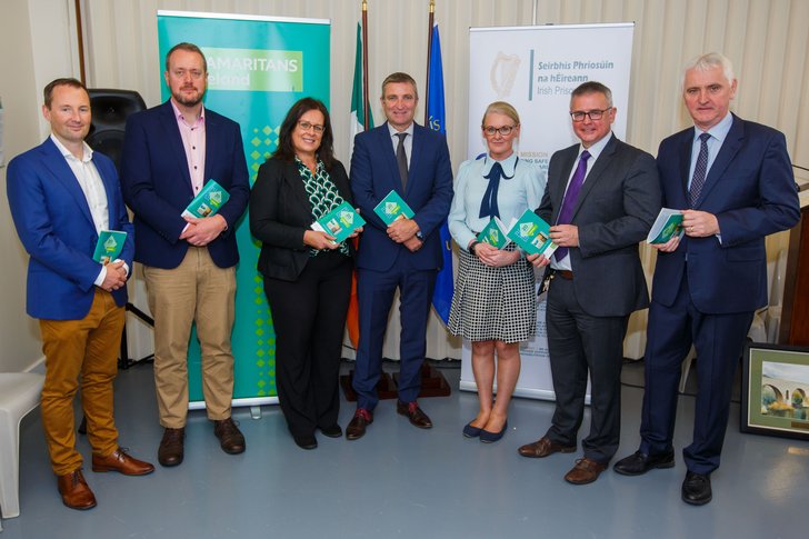 Samaritans Ireland & Irish Prison Service mark the 20th Anniversary of the Listener scheme with Niall Collins, Minister of State for Skills & Further Education