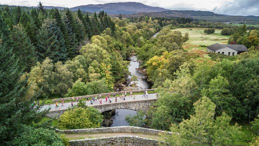 Loch Ness Marathon at Whitebridge by Airborne Lens