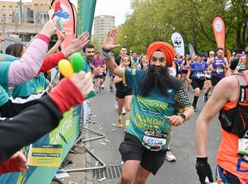 Barry, known as Usingh Bolt, TCS London Marathon