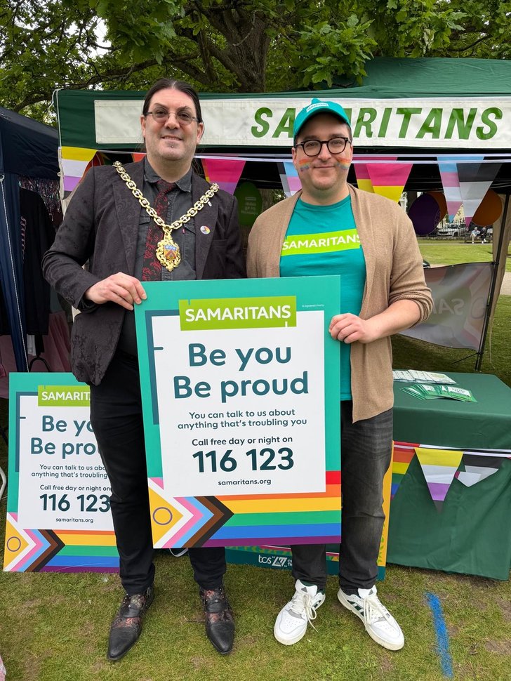 Mayor and Alex Pride