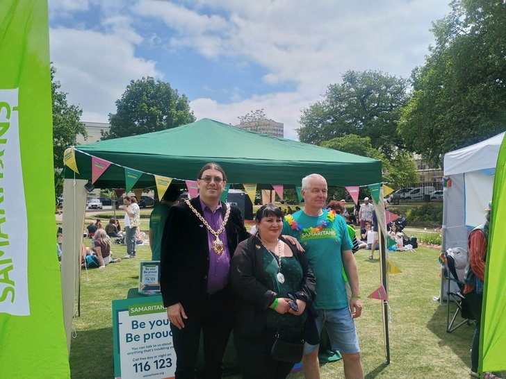 Mayor at Pride
