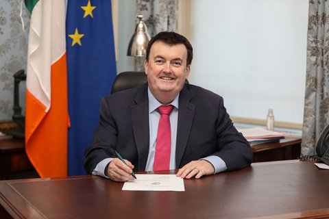 Minister of State for Overseas Development Aid and Diaspora, Mr. Colm Brophy, T.D.