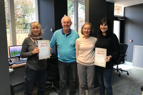 First Shift at North London Samaritans Bowes Park Branch. November 2018