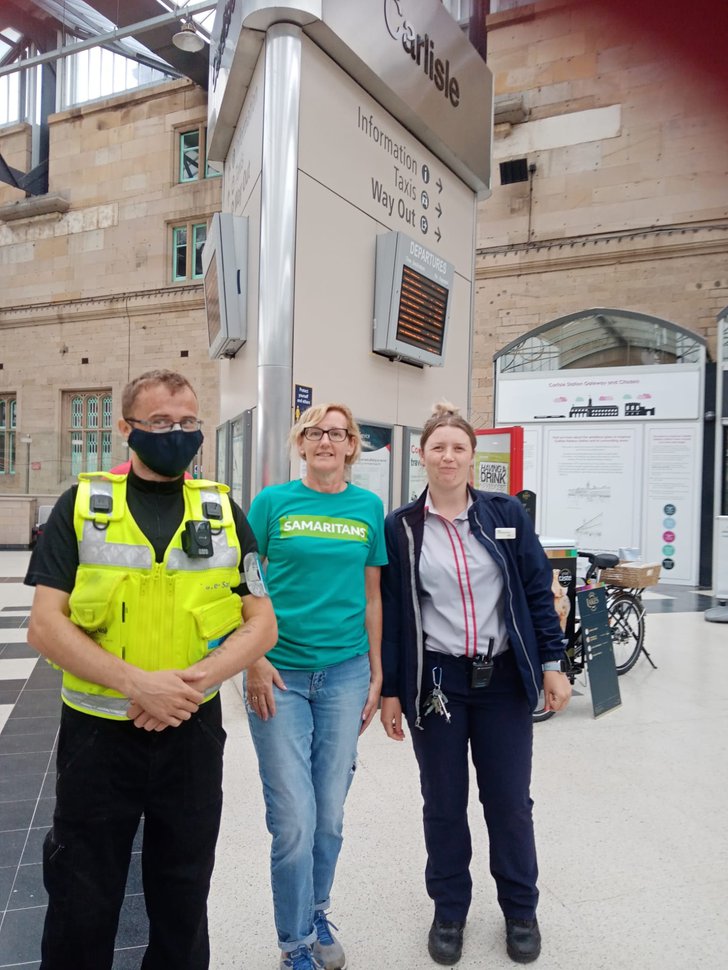 Outreach work at Carlisle Railway Station 31st July 21.jpg