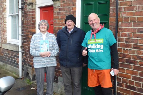 David Matthews and volunteers