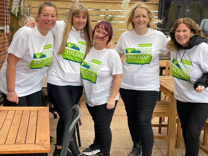 Boys Mums Step Out for Samaritans
