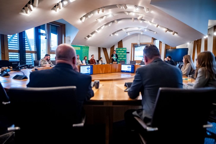 Paid Yesterday Broke Today Launch Samaritans - Wed 22 Jan 2025 - The Scottish Parliament, Edinburgh (© Andy Catlin www.andycatlin.com)-8060