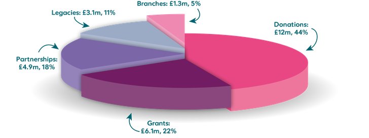 Income pie chart