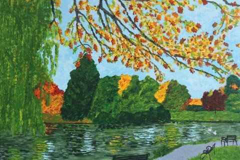 Pittville Park Bench