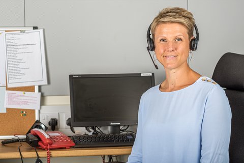 Polly, a military listening volunteer