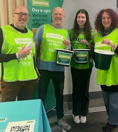Samaritans volunteers at Radiohead shows