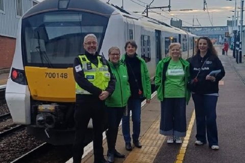 Brew Monday Campaign at Peterborough Station