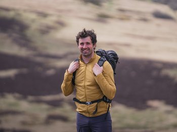 Ross out on a hike