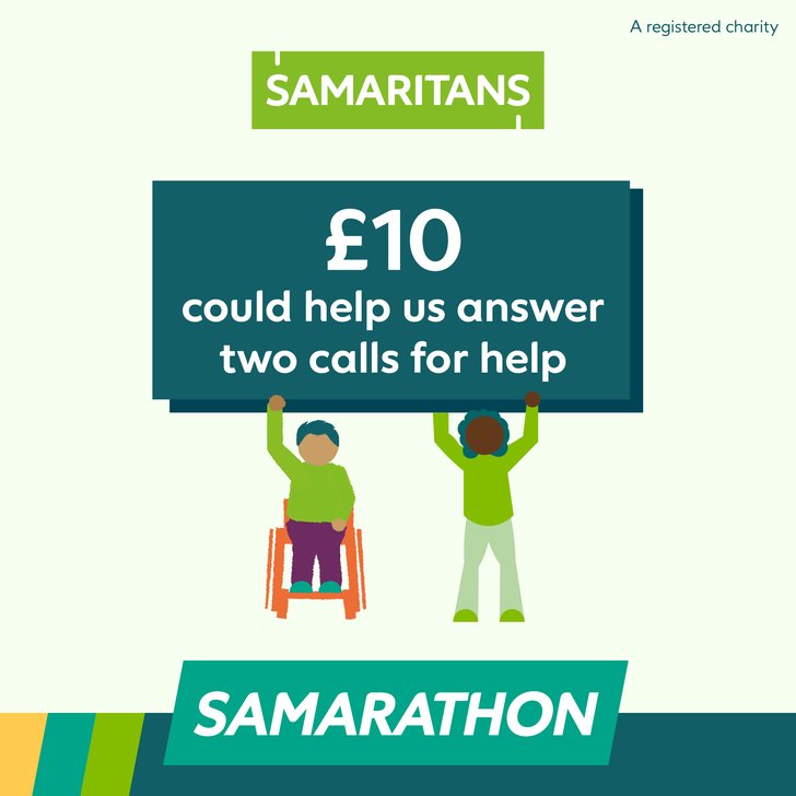 Samarathon - £10 could answer two calls for help