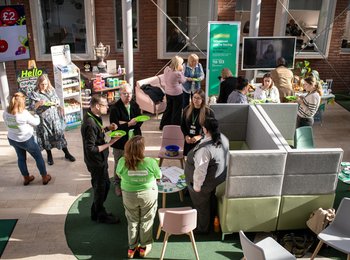 Samaritans volunteers and Central Co-op colleagues at the event