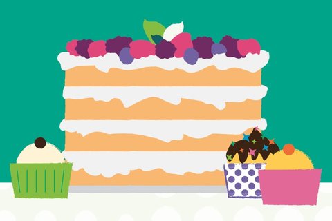Cake illustration