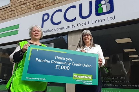 Samaritans Credit Union ChequeCropped