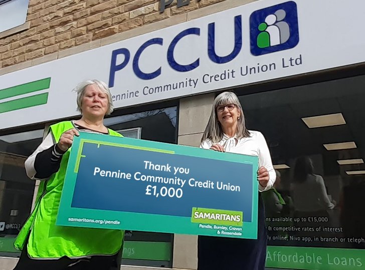Samaritans Credit Union ChequeCropped
