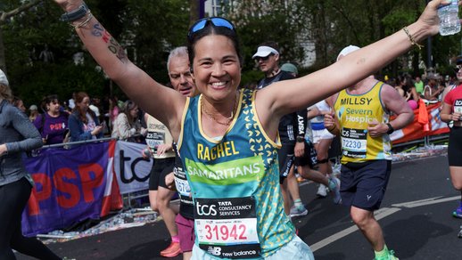 Samaritans London Marathon, Temple Station, by Patrick Young 260426 86