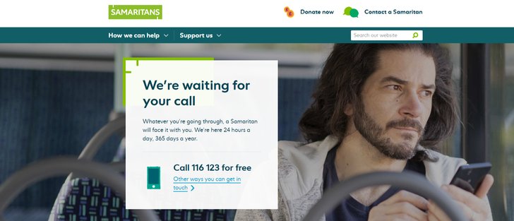 Samaritans website homepage.png