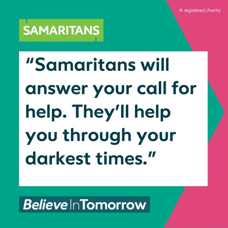 Samaritans will answer