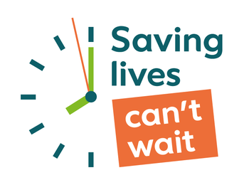 The Saving Lives Can't Wait logo