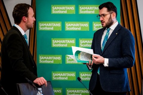 Paid Yesterday Broke Today Launch Samaritans - Wed 22 Jan 2025 - The Scottish Parliament, Edinburgh (© Andy Catlin www.andycatlin.com)-2715