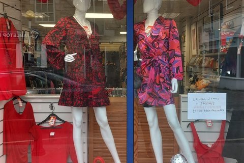Shop Valentines Day window