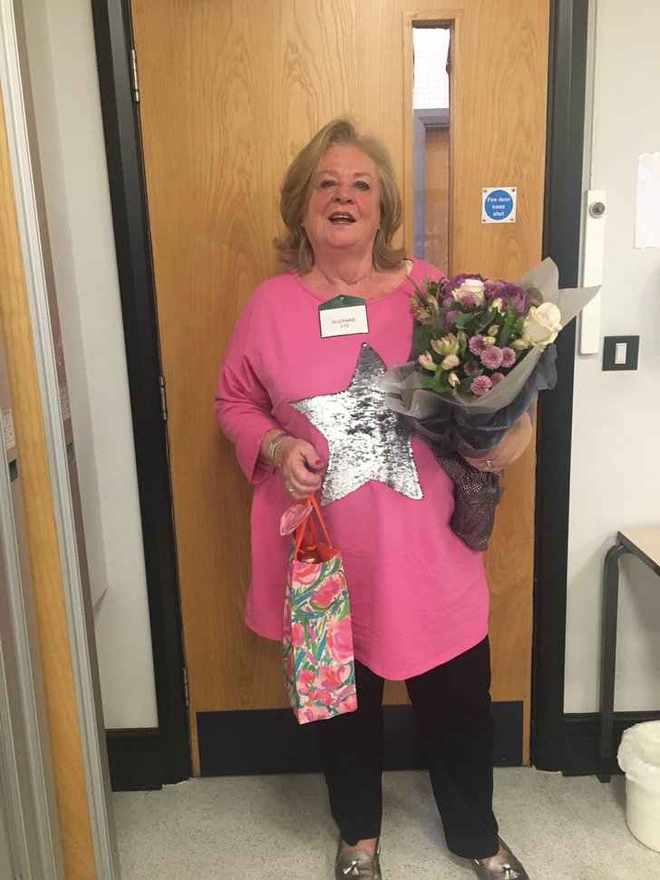 Suzanne Harding MBE celebrating 40 years of listening