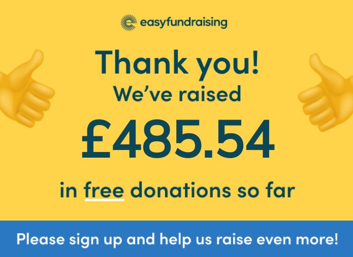 easyfundraising thanks july 2025