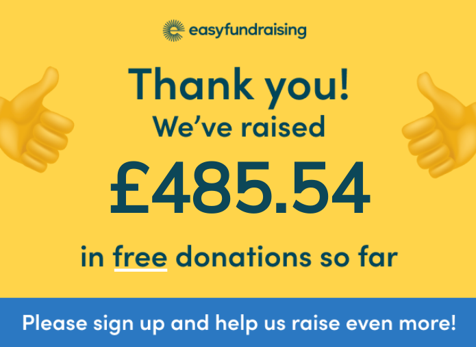 easyfundraising thanks july 2025