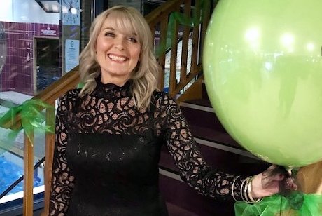 Tracey at the 40th Anniversary party_both.jpg