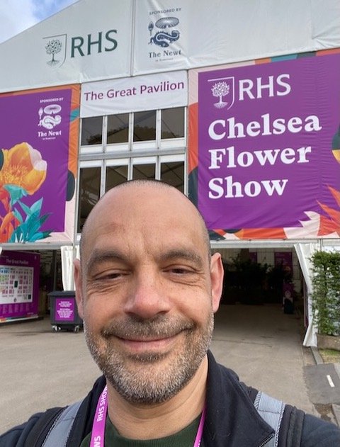 Joe at The RHS Chelsea Flower Show