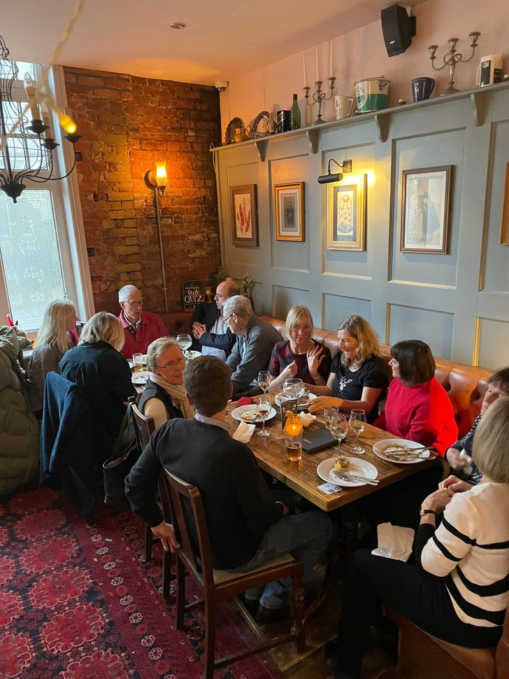 Samaritans lunch at the Westgate pub