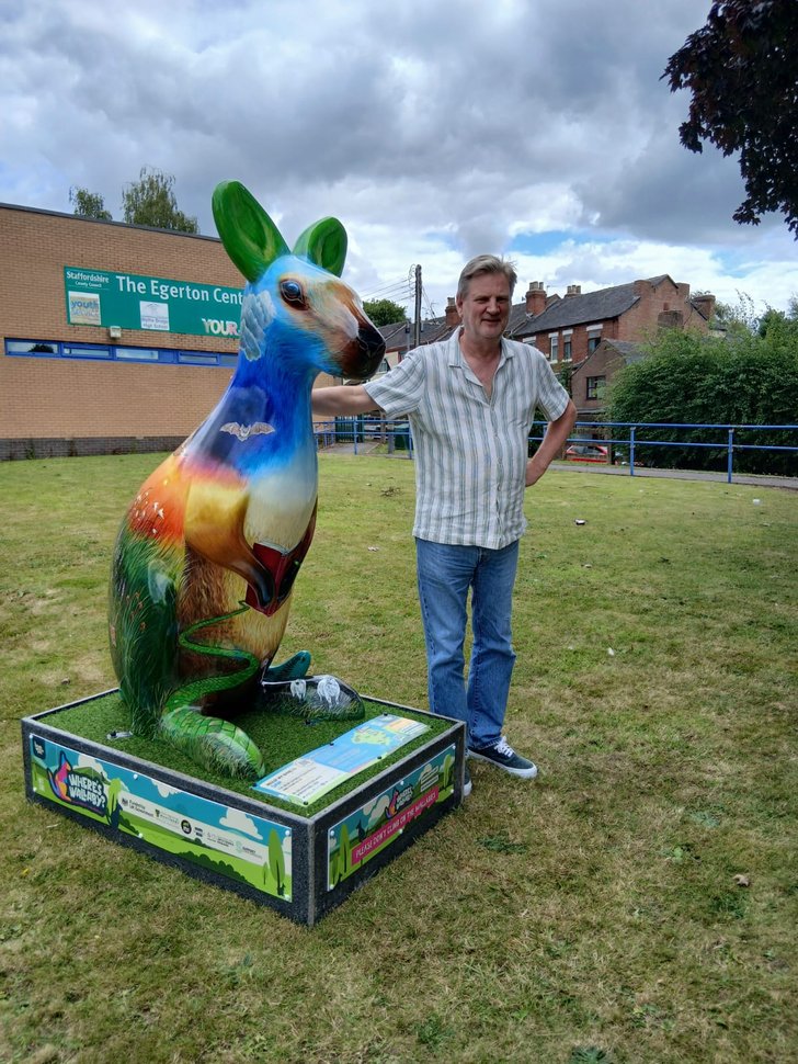 Wallaby at Blythe Bridge