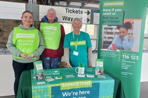 World Mental Health Day at Lancaster station