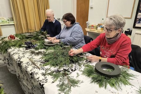 Wreath making