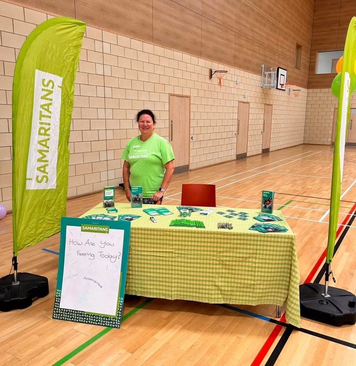 Zumba awareness stand